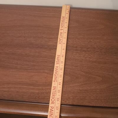 Lot 516: Vintage MCM Wood Record/Media Table