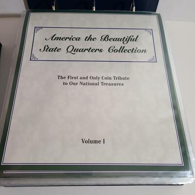 Lot 190: America The Beautiful State Quarters Collection (Vol 1 &2) (Over 100 quarters)