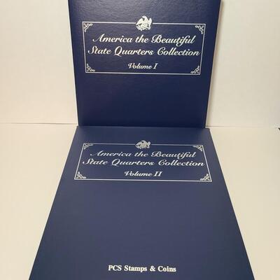 Lot 190: America The Beautiful State Quarters Collection (Vol 1 &2) (Over 100 quarters)