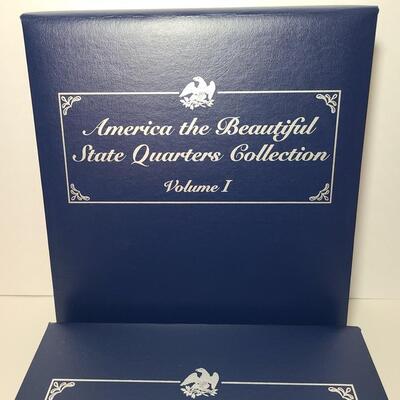 Lot 190: America The Beautiful State Quarters Collection (Vol 1 &2) (Over 100 quarters)
