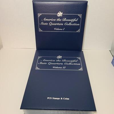 Lot 190: America The Beautiful State Quarters Collection (Vol 1 &2) (Over 100 quarters)