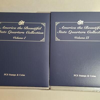 Lot 190: America The Beautiful State Quarters Collection (Vol 1 &2) (Over 100 quarters)