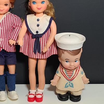 Lot 491: Vintage Mattel Tutti & Todd Barbies in Sundae Treat Outfits and More