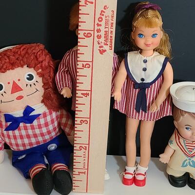 Lot 491: Vintage Mattel Tutti & Todd Barbies in Sundae Treat Outfits and More