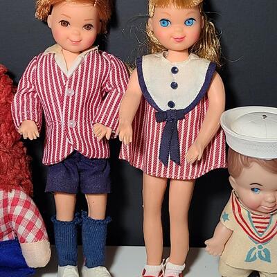 Lot 491: Vintage Mattel Tutti & Todd Barbies in Sundae Treat Outfits and More