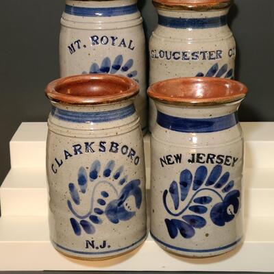 Lot 490: Local NJ Township Crock/Canisters
