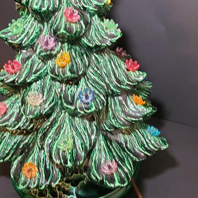 Lot 443: Vintage Ceramic Christmas Tree (13 inches tall)