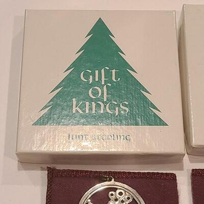 Lot J3: New Vintage Lunt Sterling Silver Ornaments (42 grams)