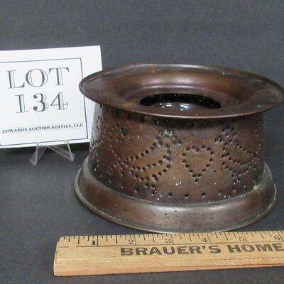 Pfaltzgraff Village Copper Warming Dish With Votive