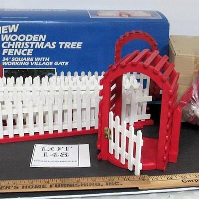 Nice Large Wood Fence With Gate Christmas Tree Fence