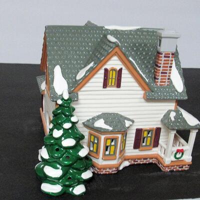 Older Retired Dept 56 Snow Village Boulder Springs House