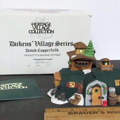 Vintage Dept 56 Heritage Village Peggotty's Seaside Cottage