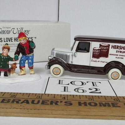 Vintage Dept 56 Snow Village Kids Love Hershey's