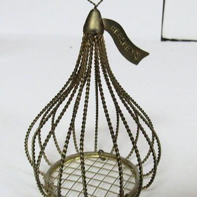 Vintage Hershey's Kiss Brass Ornament, Bayberry Candles in Box