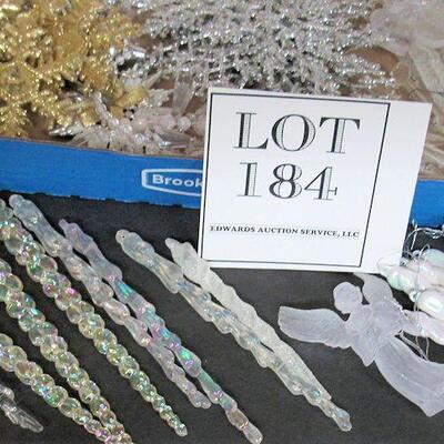 Large Lot of Plastic Christmas Ornaments, Some Older Some Newer