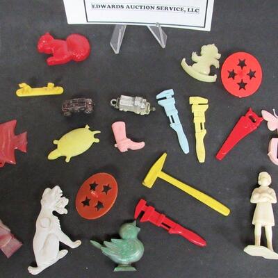 Lot of Vintage Cracker Jack Toys, 20 Pcs