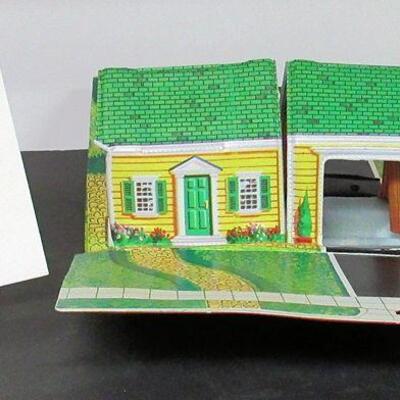 Vintage Hot Wheels Vinyl Pop Up House and Car Port, No Car
