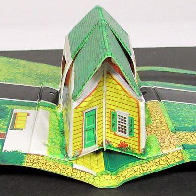 Vintage Hot Wheels Vinyl Pop Up House and Car Port, No Car