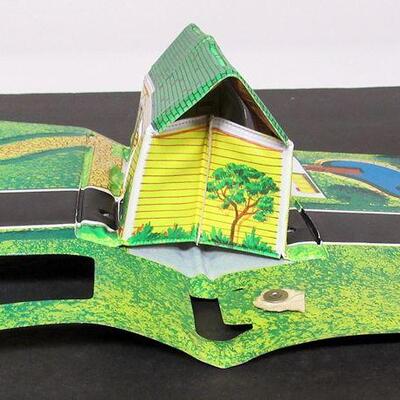 Vintage Hot Wheels Vinyl Pop Up House and Car Port, No Car