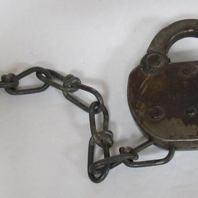 Vintage Chicago Northwestern Railroad Adlake Lock, No Key