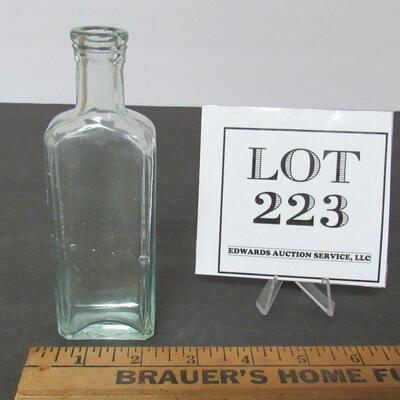 Antique Pinex Bottle Very Pale Aqua Color