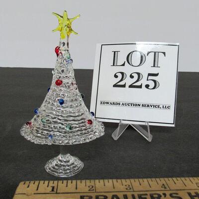 Blown Glass Small Christmas Tree