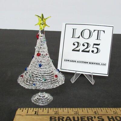 Blown Glass Small Christmas Tree
