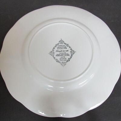 Vintage Sterling, Meakin England, Forget Me Not Dinner Plate and Small Plates