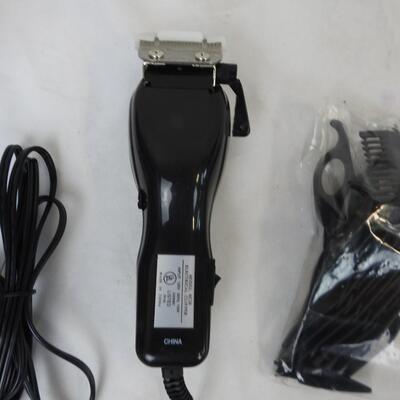 Barber In a box hair clipper set, Razor, Scissors, Comb, Complete