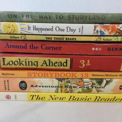 8 Fiction Vintage Books, On the Way to Storyland-The New Basic Readers