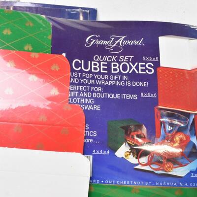 Christmas Lot, Bowls, Gift Boxes, Paper Confetti, Gift Bags
