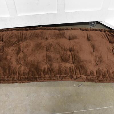 Brown Bedroll, 74" x 28"