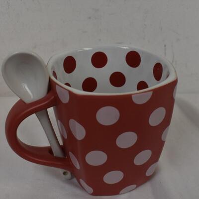 7 pc Disney, Santa Mickey, Mickey Watch, Mickey Metal Figurine, Disney Mug