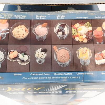 New Old Stock Oster Ice Cream Maker, New, Vintage