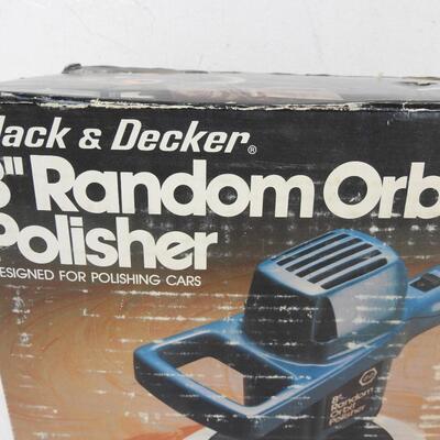 Black & Decker 8" Random Orbit Polisher, Unopened - New