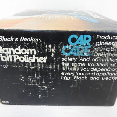 Black & Decker 8" Random Orbit Polisher, Unopened - New