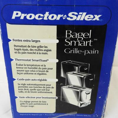 Proctor Silex Bagelsmart Toaster, In Box - New