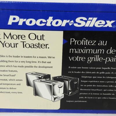 Proctor Silex Bagelsmart Toaster, In Box - New