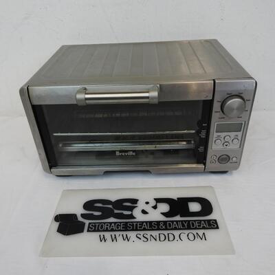 Breville Toaster Oven, Brushed Silver Finish. Broil/Bake/Toast - Works