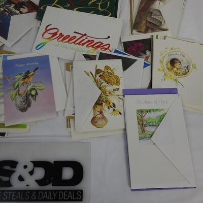 Large Lot, Greeting Cards and Envelopes, Various Occasions