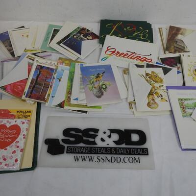 Large Lot, Greeting Cards and Envelopes, Various Occasions