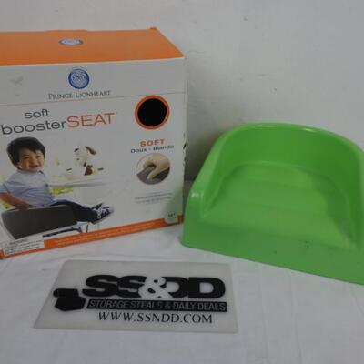 Prince Lionheart Soft Booster Seat, Bright Green, with Box