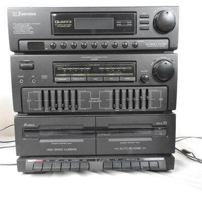 2 Speakers, Emerson Stereo Tuner/Dual Caseate Recorder