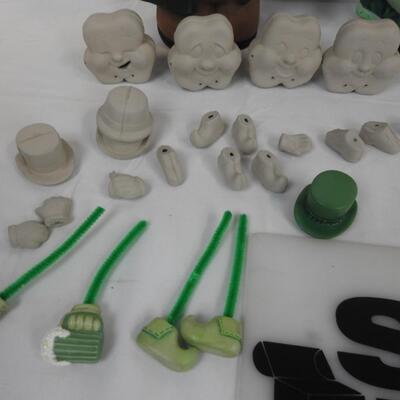 Build Your Own Saint Patrick's Day Ceramic Decorations