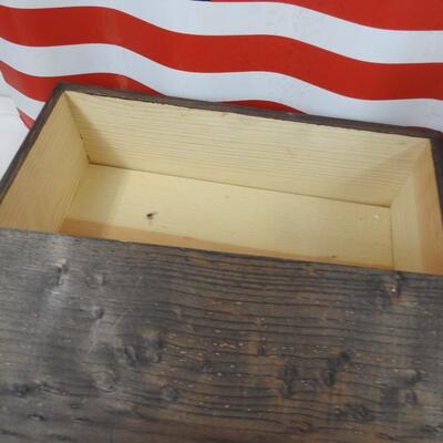 13 pc Patriotic Lot: Freedom/America Blocks, USA Decoration, Basket, etc
