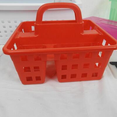 7 pc Organization, Baskets, Caddy, Crates, etc