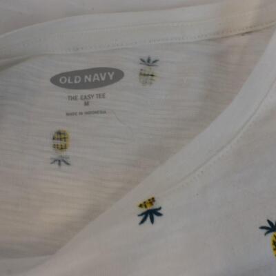 Peanuts Small Shirt, 2 Old Navy Med Shirts, Wet Seal Blue Bell Med Pants - New