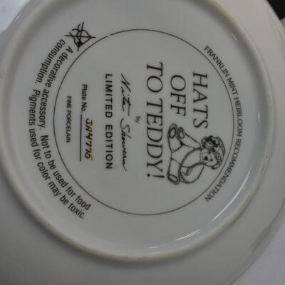 Hats off to Teddy, Nita Showers, Limited Edition Porcelain Plate & More - New