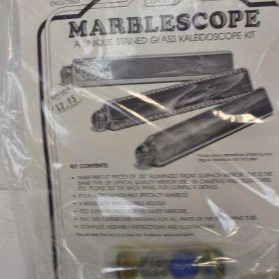 Marblescope A Unique Stained Glass Kaleidoscope Kit with 2 Refills - New