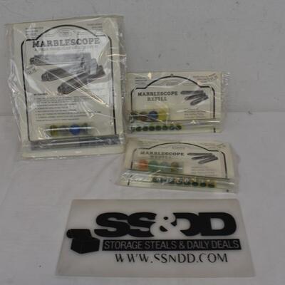 Marblescope A Unique Stained Glass Kaleidoscope Kit with 2 Refills - New